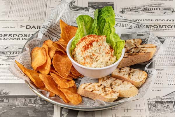 Pre-Set Smoked Fish Dip with Chips