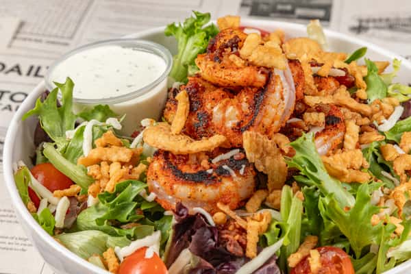 Blackened Shrimp Boathouse Salad