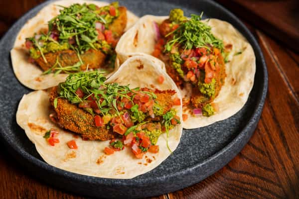 Fried Avocado Tacos
