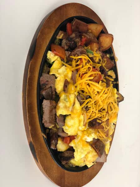 Rib Eye Steak Skillet