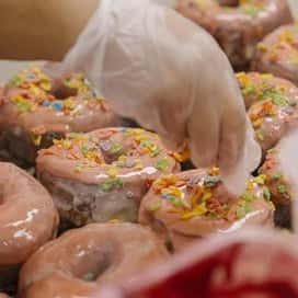 Fruity Pebble Donut