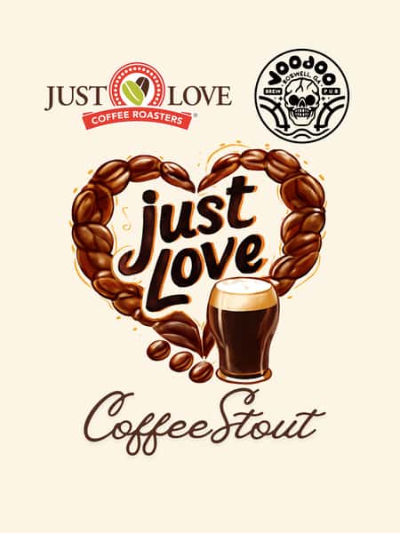 Just Love Coffee Stout 4 pack 16oz To Go