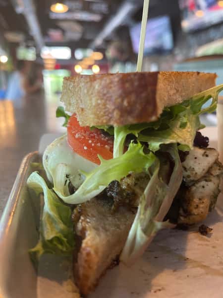 Full Grilled Chicken Caprese Sandwich