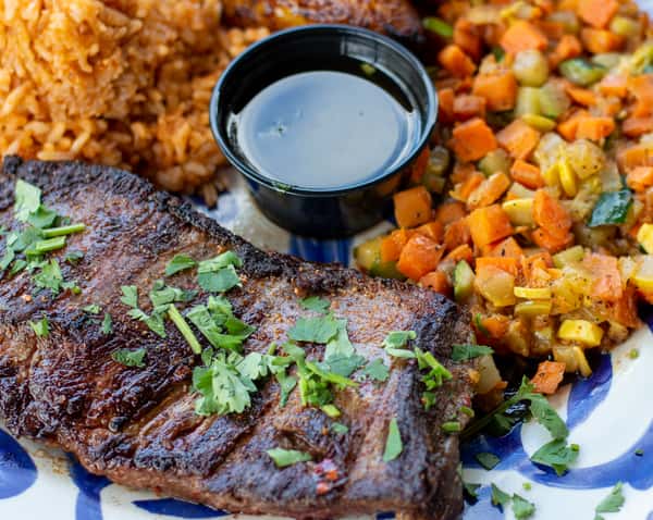 CARNE ASADA WITH CHIMICHURRI SAUCE