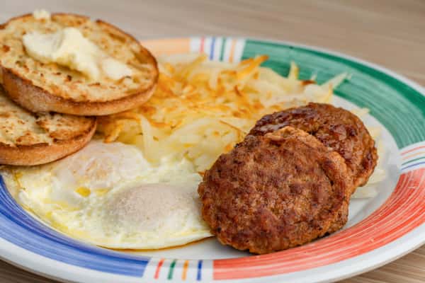 SAUSAGE& EGGS
