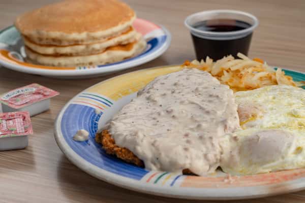 Chicken Fried Steak & Eggs