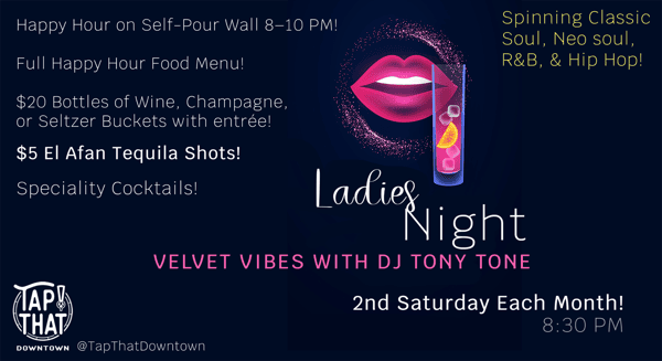 Reoccurring Velvet Vibes Ladies Night