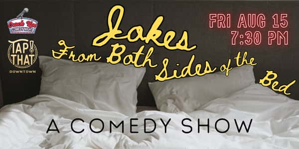 Crack Ups Comedy Jokes From Both Sides of the Bed 8-15-25