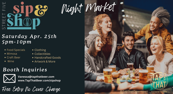 Sip & Shop 4-25-26