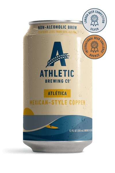 Athletic Brewing Co. Cerveza Atletica Light Copper-Non Alcoholic