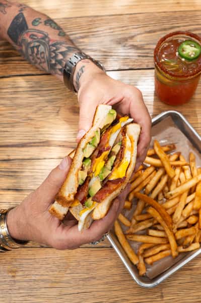 BACON AVOCADO BREAKFAST SANDWICH