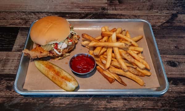 Hot Honey Crispy Chicken Sandwich