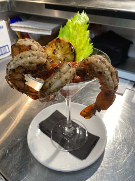 Grilled & Chilled Prawn Cocktail