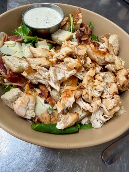 Peas and Parmesan with Grilled Chicken
