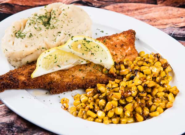 Panko Encrusted Pan Fried Trout