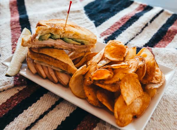 Grilled Turkey, Avocado and Swiss