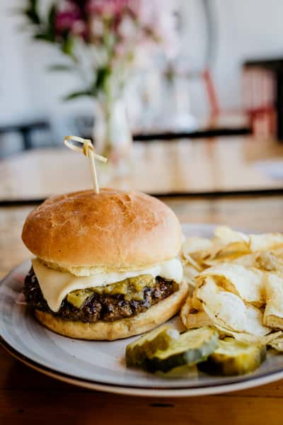 Green Chili Cheeseburger