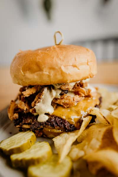 Jalapeno Popper Burger