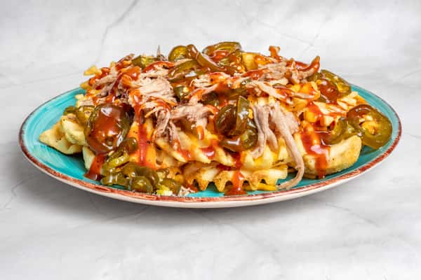 loaded waffle fries