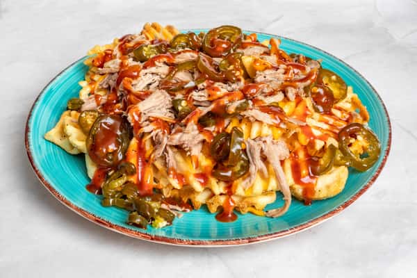 loaded waffle fries