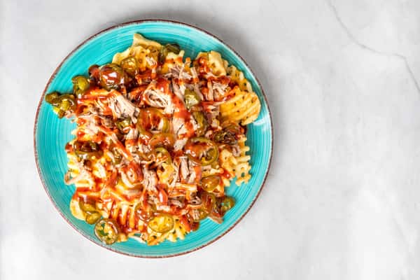 loaded waffle fries