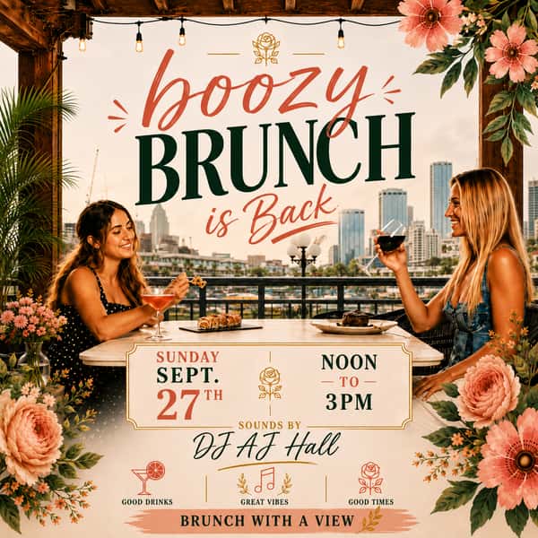 Boozy Brunch September 27th