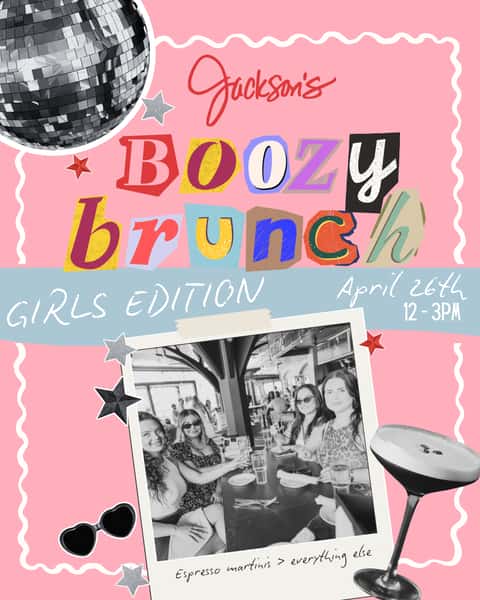 Boozy Brunch Flyer April 26th
