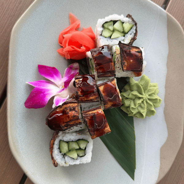 Spicy Eggplant "Unagi" Roll "Vegan
