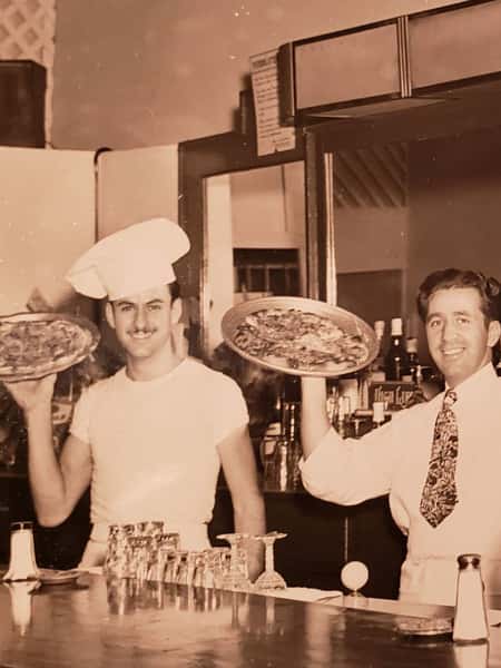 making pizza