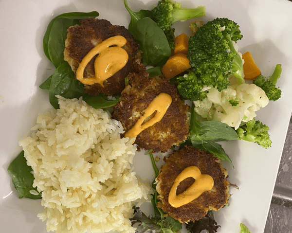 Crab Cake Dinner