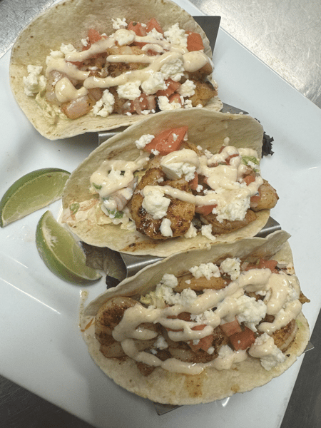 Baja Fish or Shrimp Tacos (3)