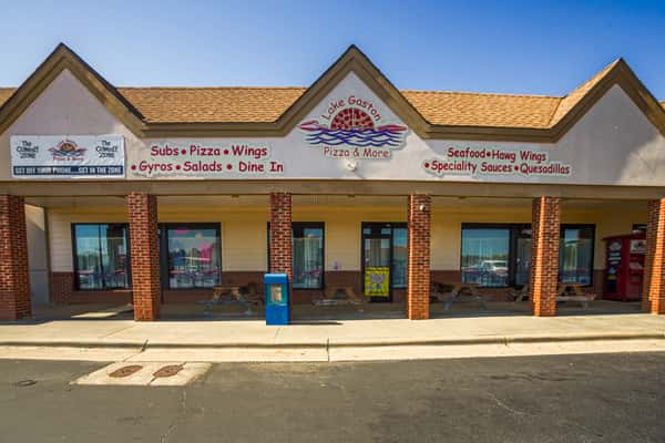 front of the restaurant