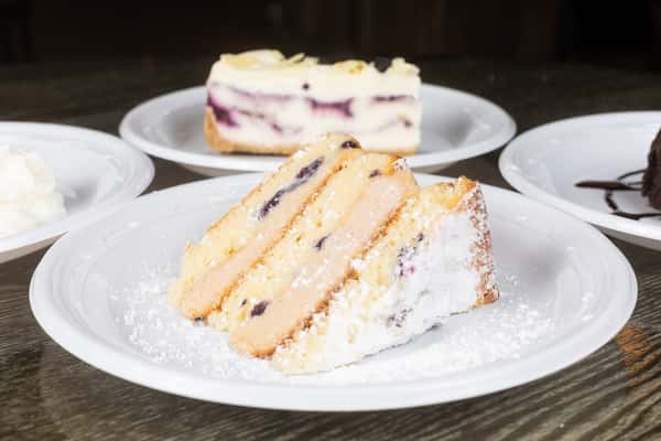 Blueberry Flapjack Cake