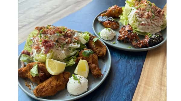 Salad & Wings