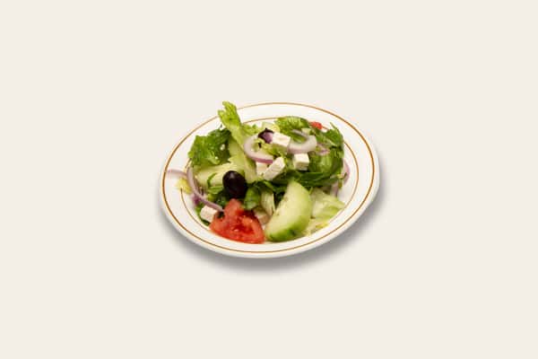 Soup, Salad, Pita Bread