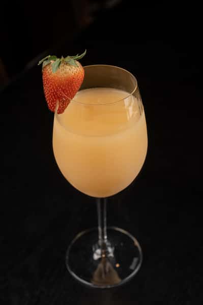 Champagne Frozen Bellini