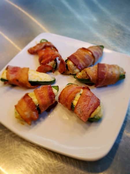 Bacon Wrapped Jalapeno Poppers
