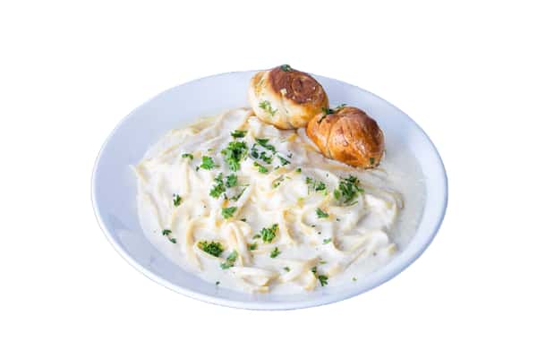 pasta and garlic knots