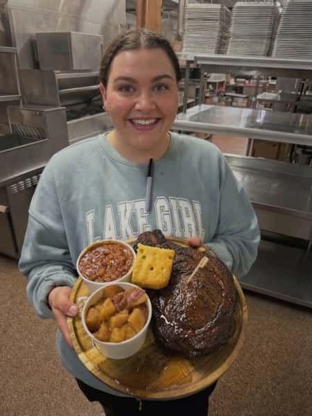 Cowboy Ribeye Platter