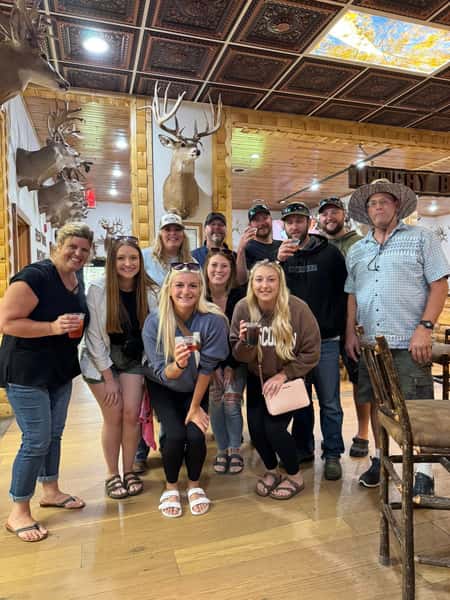 Family visiting Primal Eats restaurant