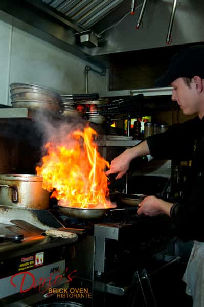 cooking on the stove