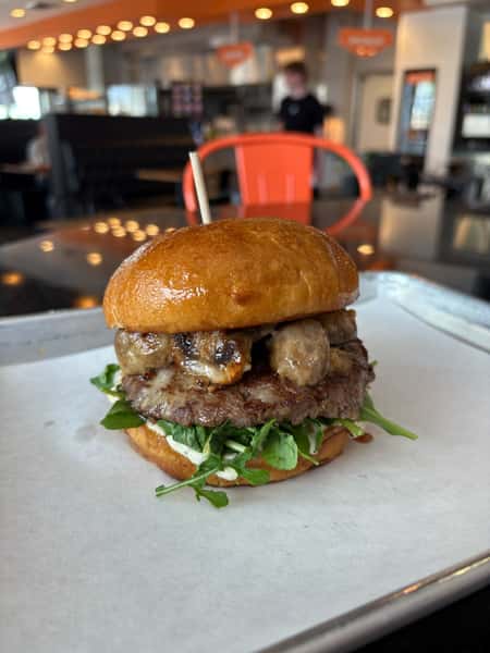 Mushroom Parm Burger