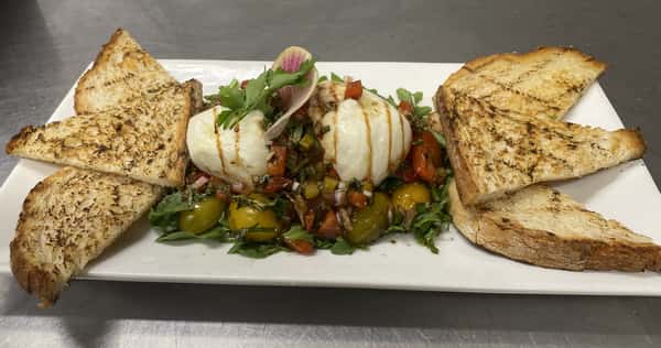 Burrata & Grilled Crostini