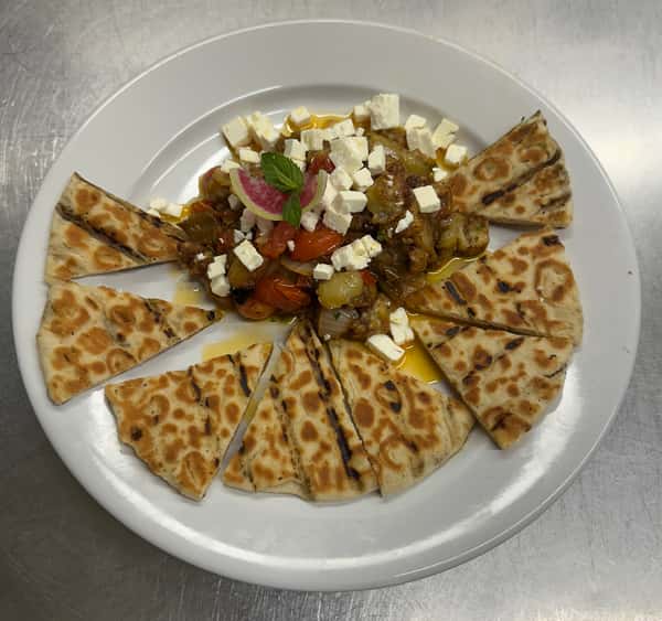 Smokey eggplant & pepper malange