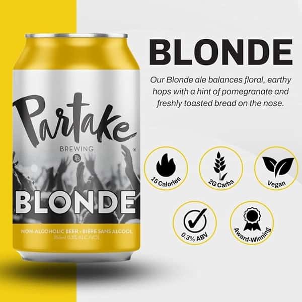 Partake Non-Alcoholic Blonde Ale