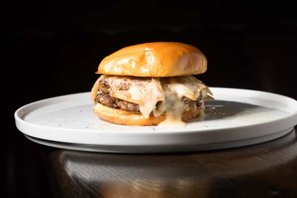 Truffle Bone Marrow Smash Burger