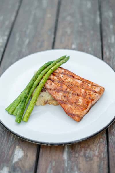 Bourbon Glaze Salmon
