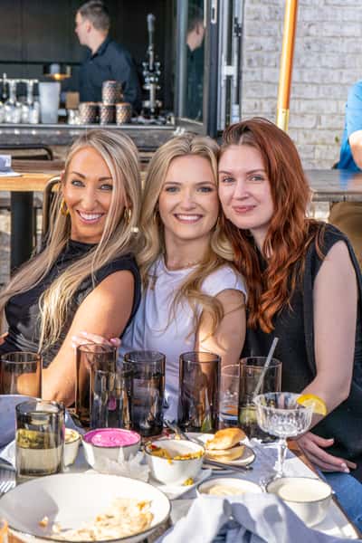 Patrons at the R & C Kitchen