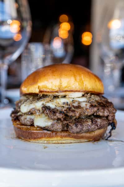 Truffle Bone Marrow Smash Burger