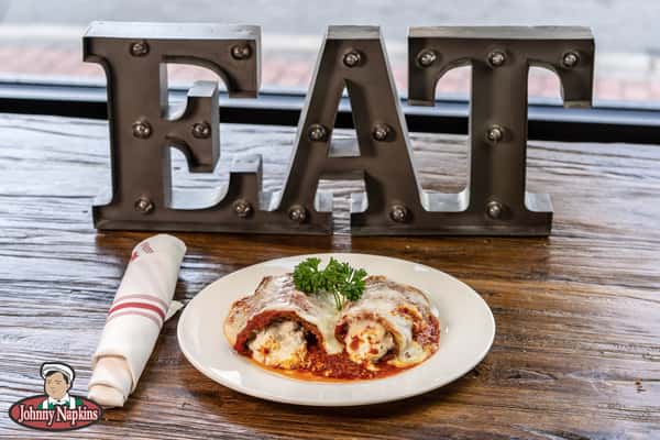 Eggplant Rollatini Menu Johnny Napkins Union